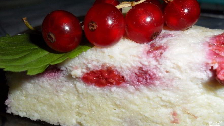 Рецепт творожного суфле на пару