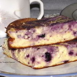 Рецепт Творожного суфле с черникой