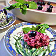 Рецепт Творожного суфле с черной смородиной