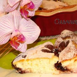 Рецепт Творожного суфле с крыжовником и шоколадом