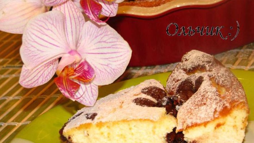 Рецепт творожного суфле с крыжовником и шоколадом