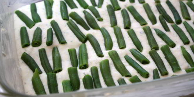 Рецепт творожного суфле с зеленой фасолью