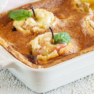 Рецепт Яблок в манном суфле