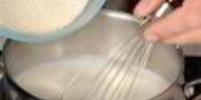 Рецепт яблок в манном суфле