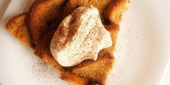 Рецепт хлебного пудинга тирамису