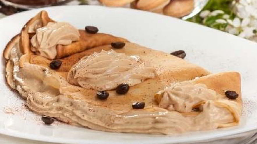 Рецепт нежных блинчиков тирамису