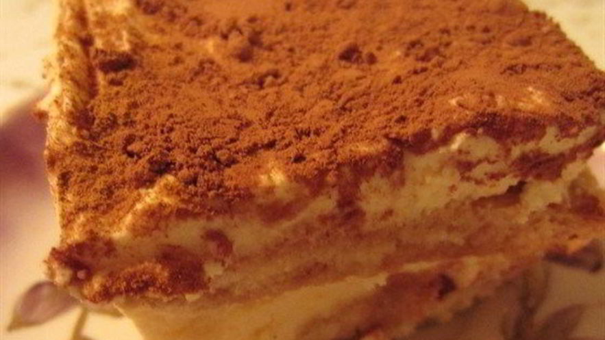 Рецепт тирамису без яиц с кофейным ликером