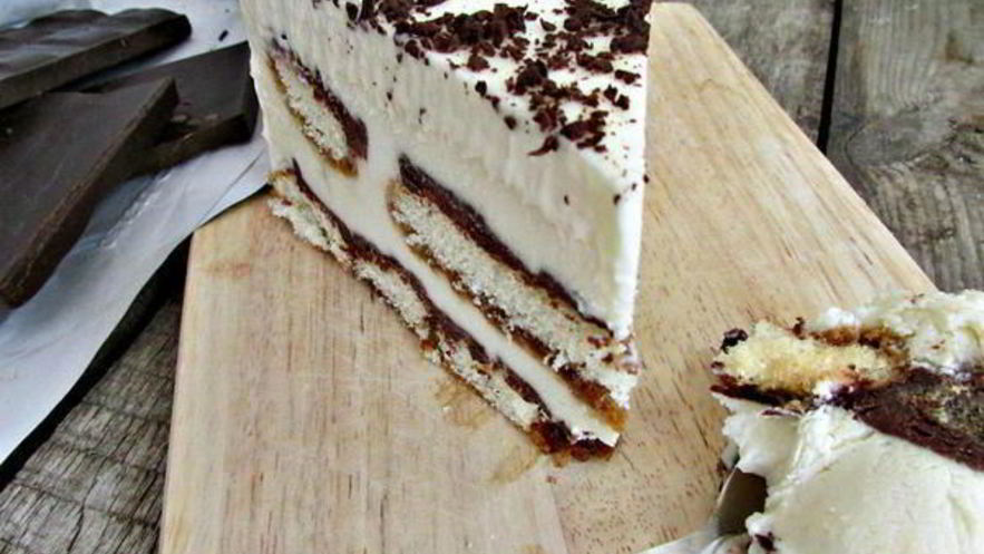 Рецепт торта-мороженого тирамису