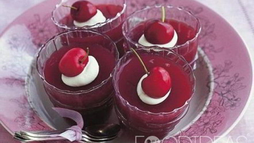 Рецепт вишневого желе