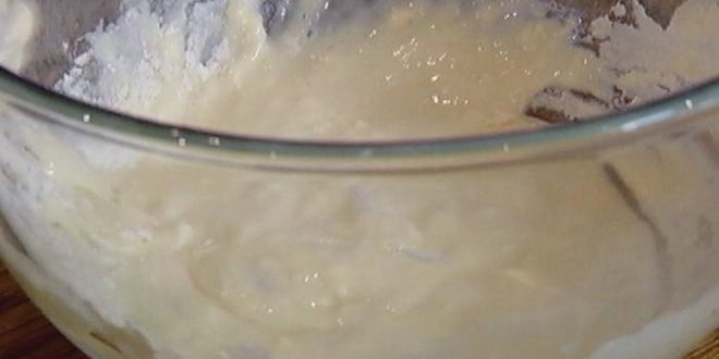 Рецепт яблочных колец в кляре