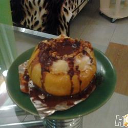 Рецепт Яблока запеченного в шоколадной подливе