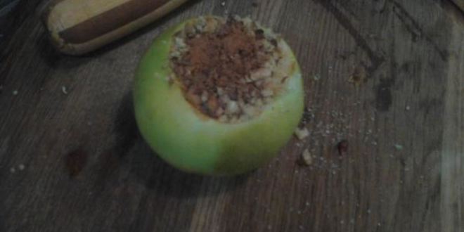 Рецепт яблока запеченного в шоколадной подливе