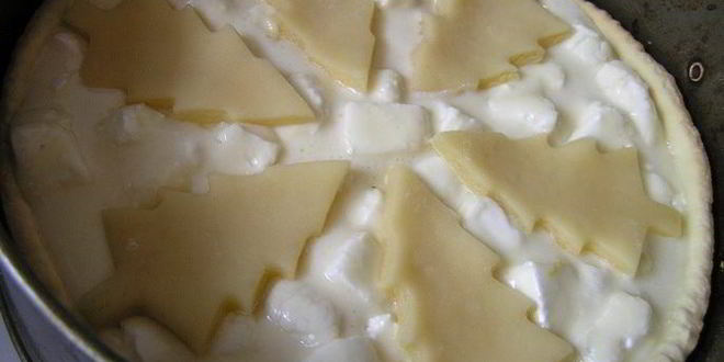 Рецепт праздничной творожно-лимонная кростата с зефиром