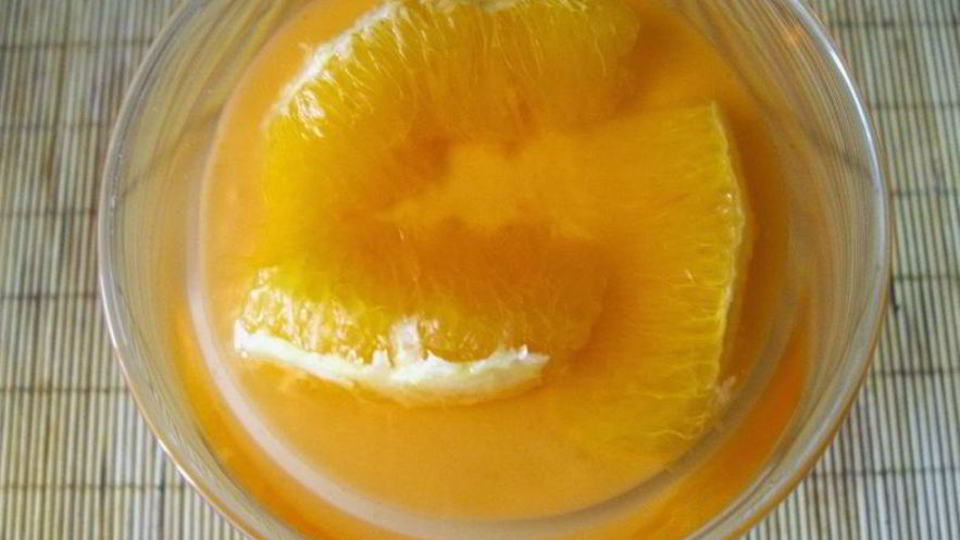 Рецепт желе из апельсинового сока