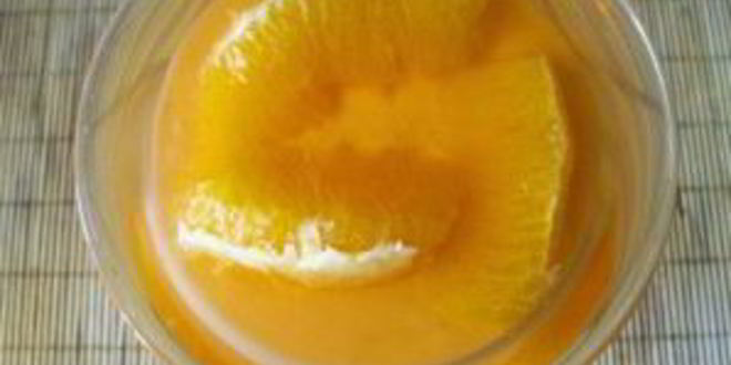 Рецепт желе из апельсинового сока