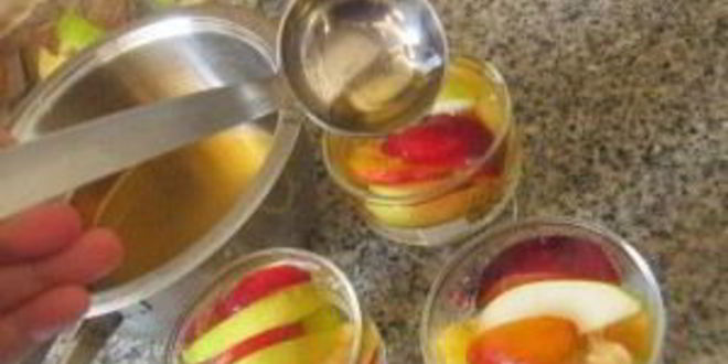 Рецепт желе с кусочками фруктов