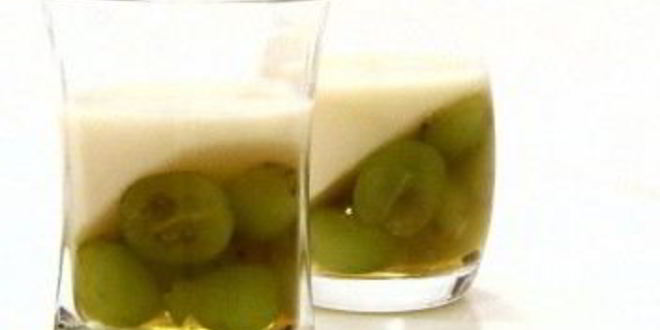 Рецепт желе виноградно-йогуртовое