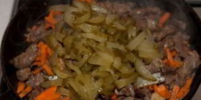Рецепт азу из говядины с картофелем