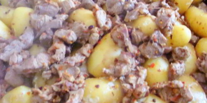 Рецепт азу из индейки с запеченным картофелем