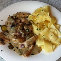 Рецепт Азу из индейки со сметаной