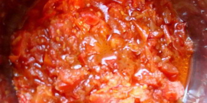 Рецепт азу из креветок с тофу и пикантным гарниром