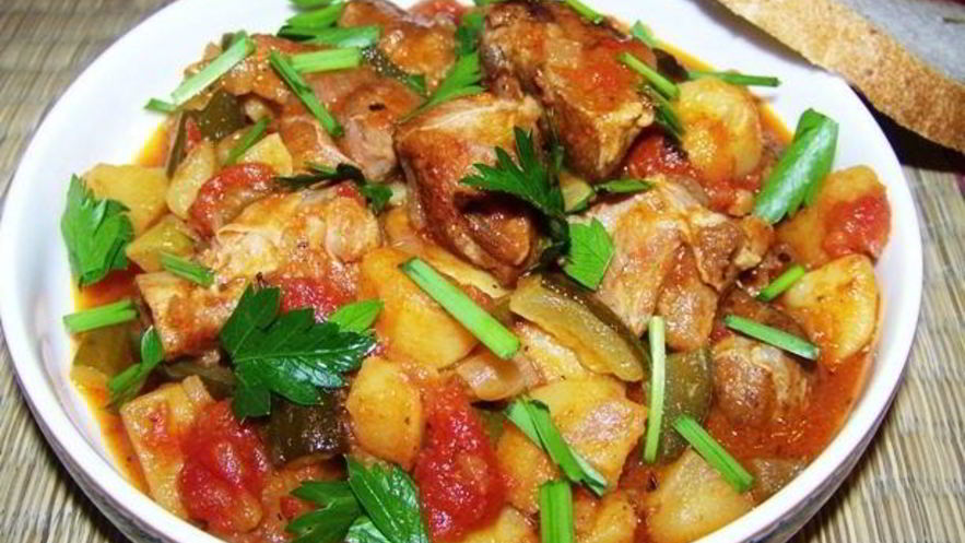 Рецепт азу из свинины в мультиварке