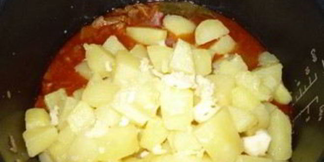 Рецепт азу из свинины в мультиварке