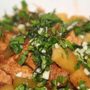 Рецепт Азу по-татарски со свининой