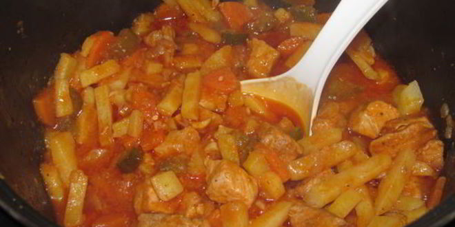 Рецепт азу по-татарски в мультиварке