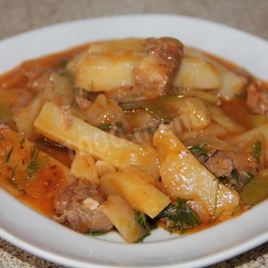 Рецепт Азу с тушенкой