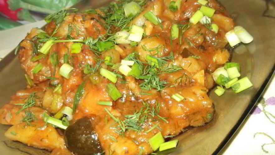 Рецепт азу со свининой