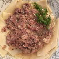 Рецепт Бешбармака из говяжьих ребер