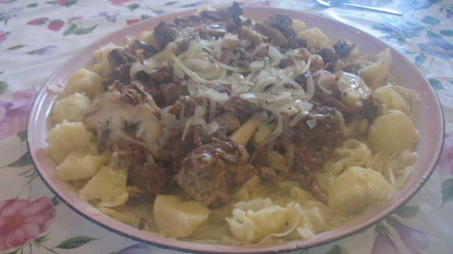 Рецепт бешбармака из утки