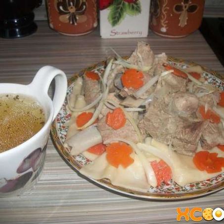 Рецепт Казахского бешбармака