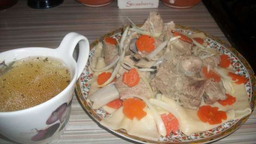 Рецепт казахского бешбармака