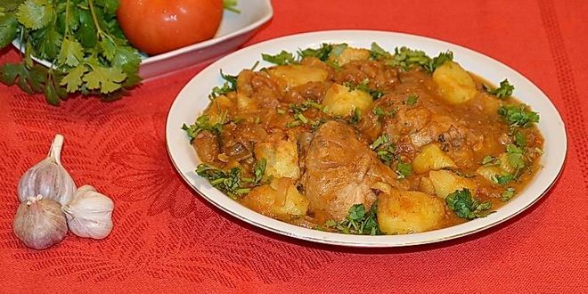 Рецепт чахохбили из курицы с картошкой