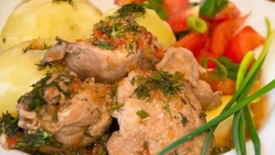 Рецепт чахохбили из курицы с вином