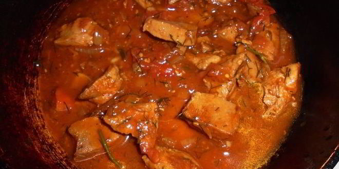 Рецепт чахохбили из свинины