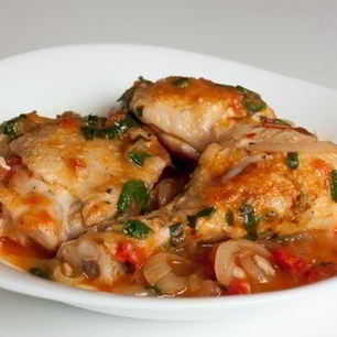 Рецепт Чахохбили из тушеной курицы