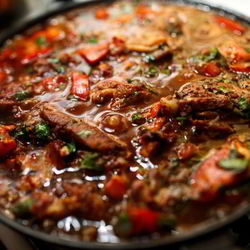 Рецепт Чахохбили с курицей и картофелем