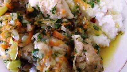 Рецепт Чахохбили с овощами