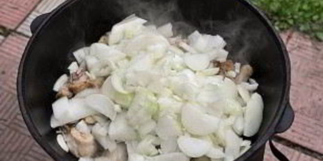 Рецепт чахохбили в казане