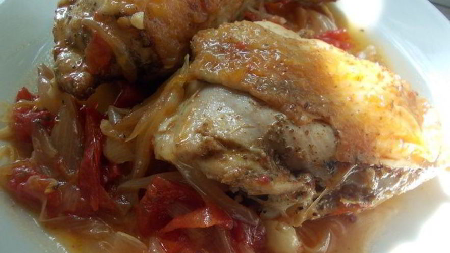 Рецепт курицы по мотивам чахохбили