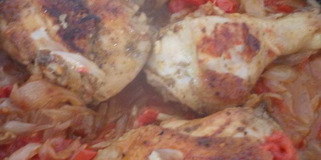 Рецепт курицы по мотивам чахохбили