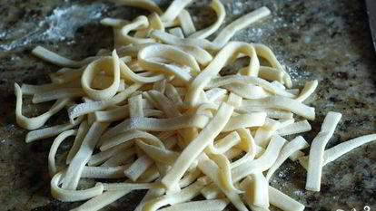 Рецепт Домашней лапши на яйцах