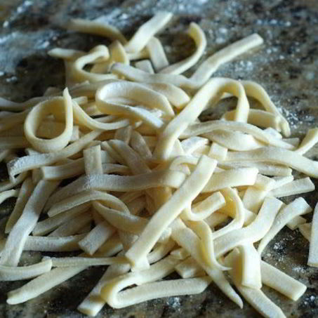 Рецепт Домашней лапши на яйцах