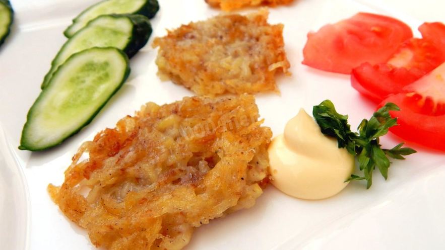 Рецепт драников без яиц