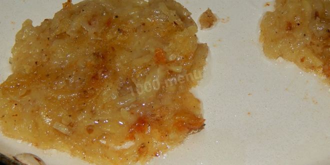 Рецепт драников без яиц