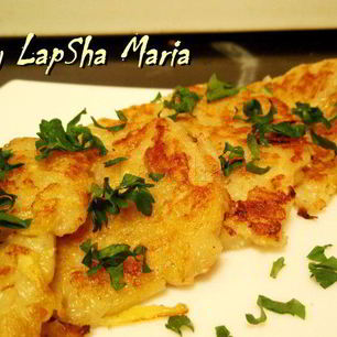 Рецепт Драников без яйца с овсяными хлопьями