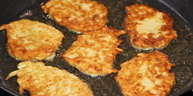 Рецепт драников из кабачков на сковороде